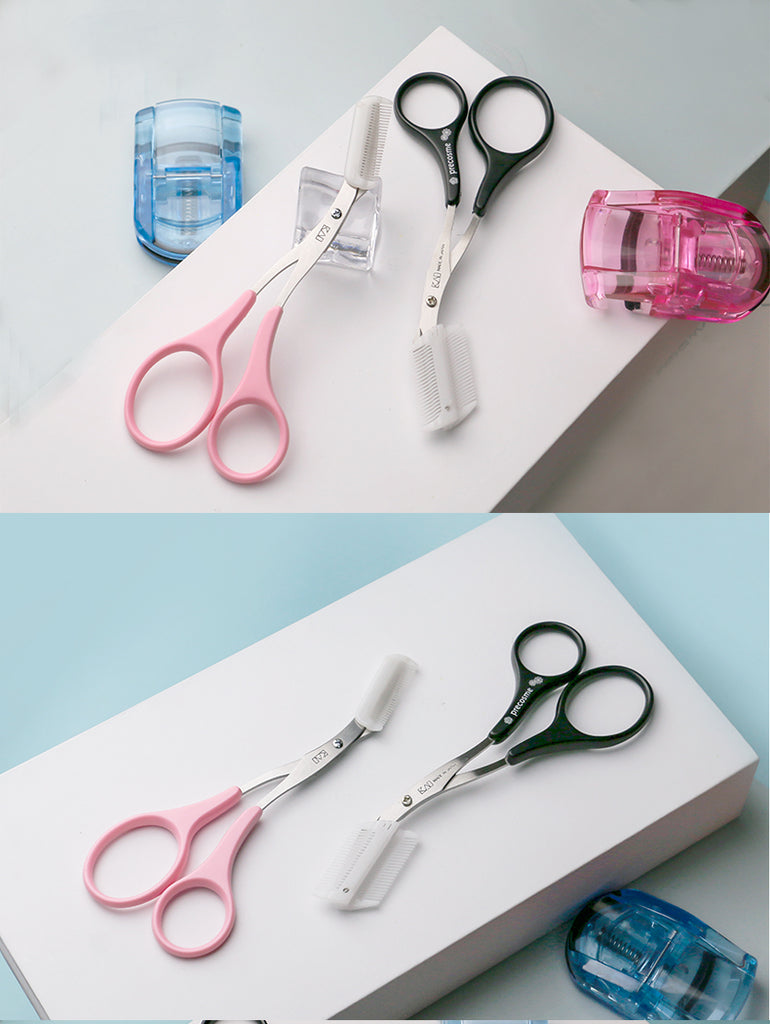 KAI Cocoon Scissors With Comb Pink 1PC