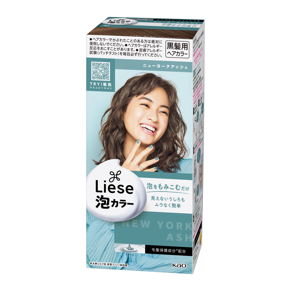 花王 Liese Prettia 泡沫染发剂 #New York Ash 1 件