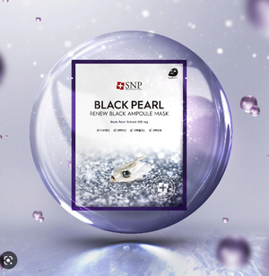 SNP Black Pearl Renew Ampoule Mask 10 Sheets