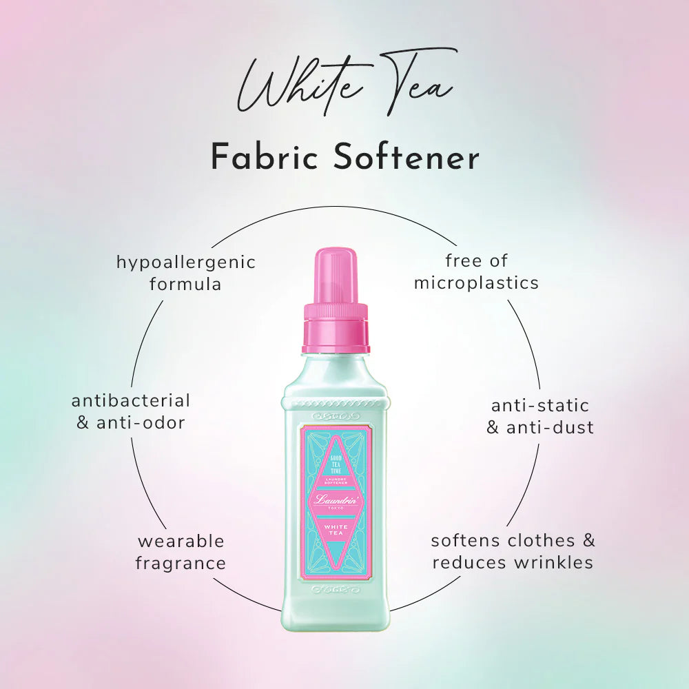 LAUNDRIN Good Tea Time  Fabric Softener White Tea Scent 600ml