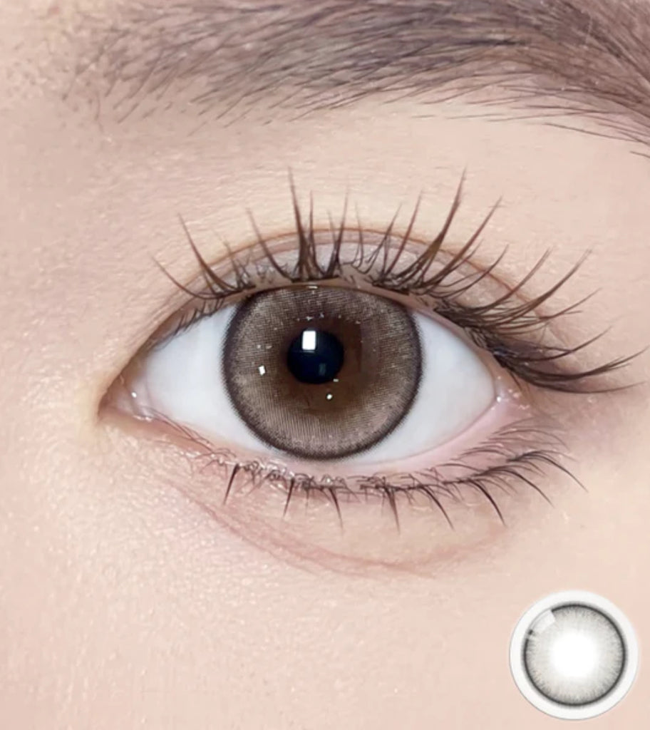 OLOLA IDIFF 1 Month Contact Lenses #Meow Kitten Beige 2pcs