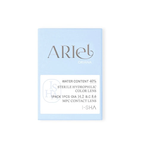 I-SHA 1 Month Contact Lenses  #Oriana Ariel Brown 1Pc