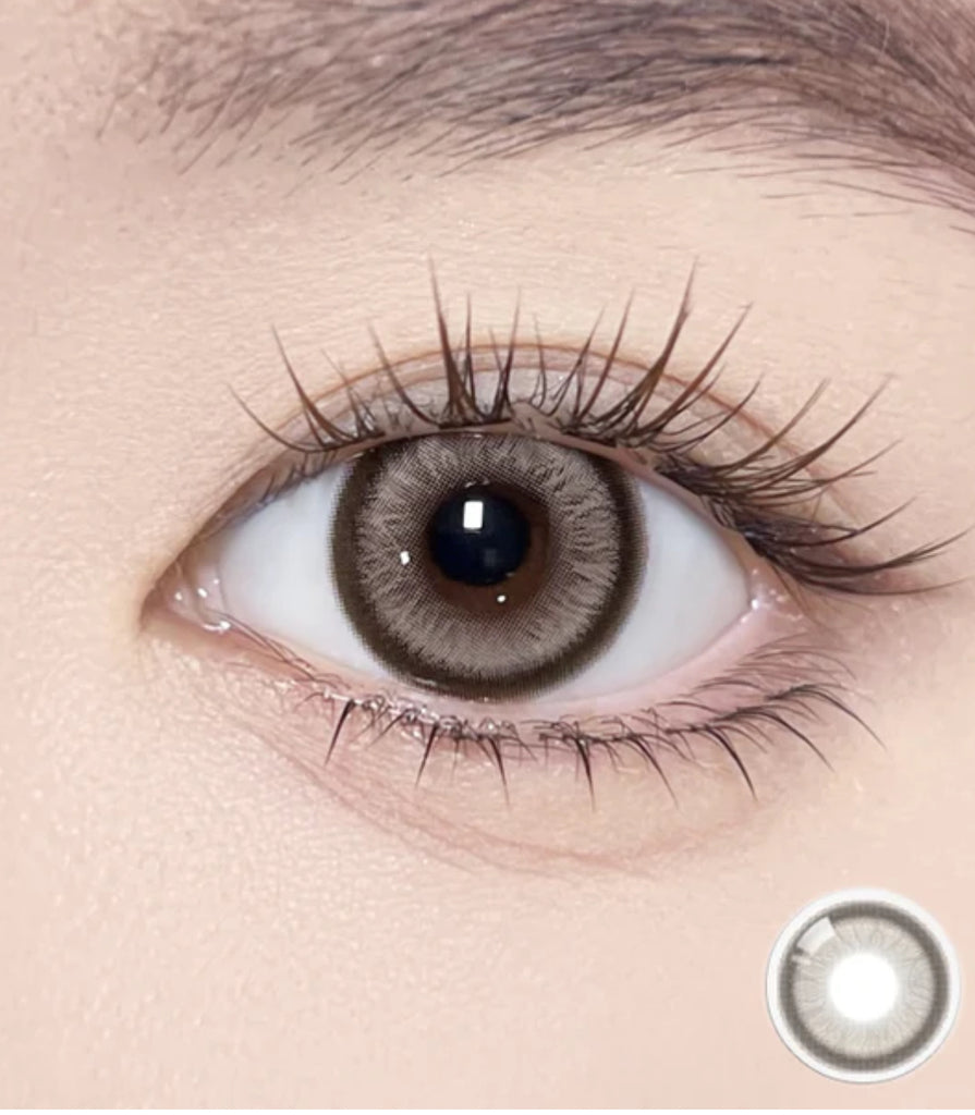 OLOLA IDIFF 1 Month Contact Lenses #Meow Aby Brown 2pcs