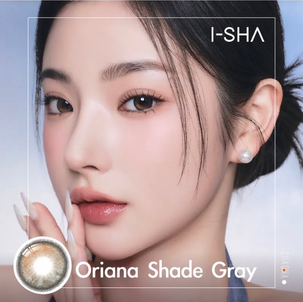 I-SHA 1 Day Contact Lenses #Oriana Shade Gray 10Pcs