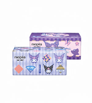 NEPIA Kuromi Facial Tissues 100 Sheets