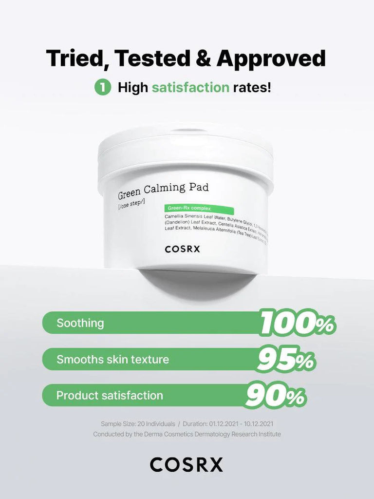 COSRX One Step Green Calming Pad 70pcs