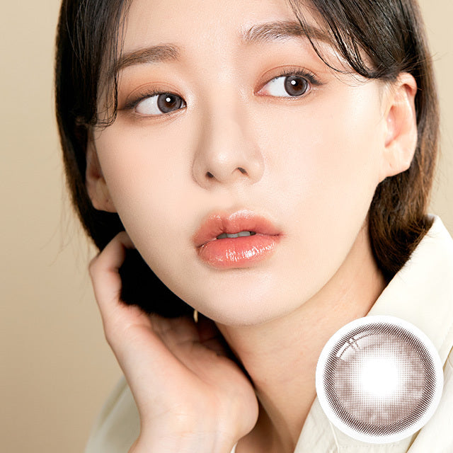 I-SHA 1 Month Contact Lenses  #Oriana Molton Ash Brown 1Pc