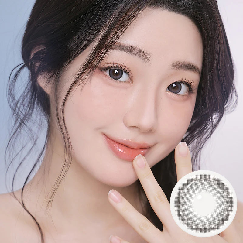 I-SHA 1 Month Contact Lenses #Oriana Mune Gray 1Pc