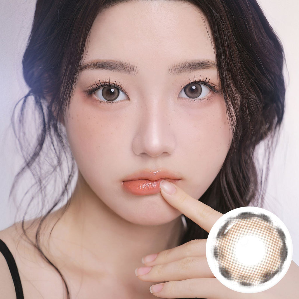 I-SHA 1 Month Contact Lenses  #Oriana Mune Brown 1Pc