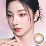 I-SHA 1 Month Contact Lenses #Oriana Shade Brown 1Pc