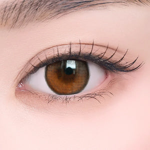 I-SHA 1 Month Contact Lenses #Oriana Shade Brown 1Pc