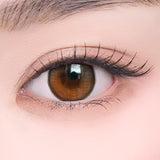 I-SHA 1 Month Contact Lenses #Oriana Shade Brown 1Pc