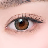 I-SHA 1 Month Contact Lenses  #Oriana Mune Brown 1Pc