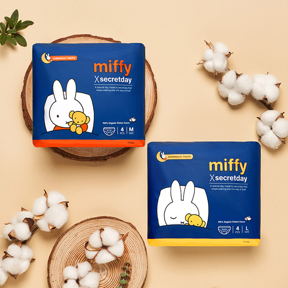 SECRETDAY + MIFFY Organic Overnight Pants M