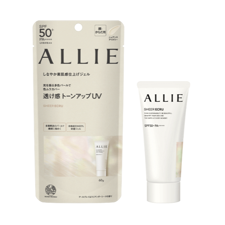 KANEBO ALLIE Tinted Sunscreen Spf50+ 60g For Face And Body Use 03: Sheer Ecru