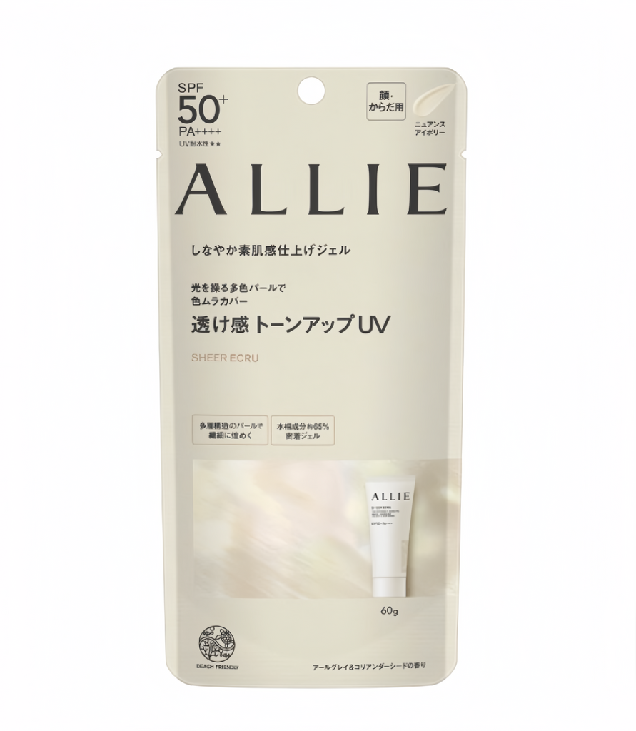 KANEBO ALLIE Tinted Sunscreen Spf50+ 60g For Face And Body Use 03: Sheer Ecru