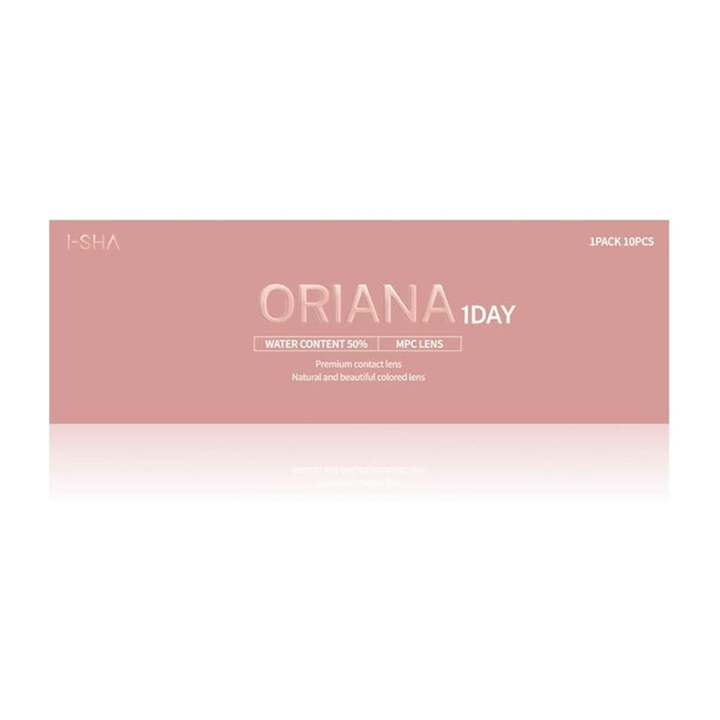 I-SHA 1 Day Contact Lenses #Oriana Shade Gray 10Pcs
