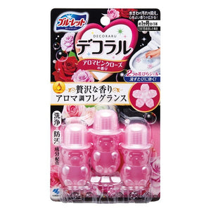 KOBAYASHI Toilet Bowl Deodorant Cleaner #Pink Floral Scent 3pcs