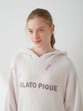 GELATO PIQUE Baby Moco Ice Cream Jacquard Hooded Dress #Pink