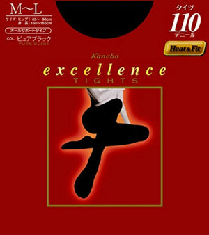 KANEBO Excellence Tights 110D Pure Black All Support Type Size M-L