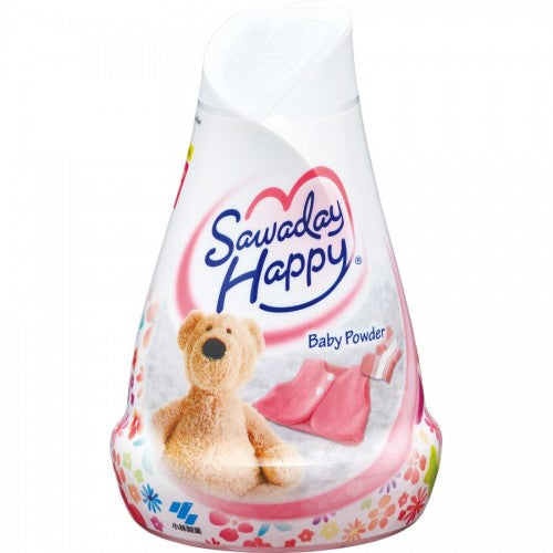 KOBAYASHI Sawaday Happy Room Air Freshener & Deodorizer Baby Powder Scent 120g