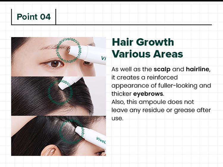 VIVELAB Revive Therapy Hair Scalp & Brow Ampoule 15ml x2 Set