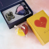 AMORTALS Beauty Blender Set Makeup Powder Sponge Set (Red & Yellow) 2pcs