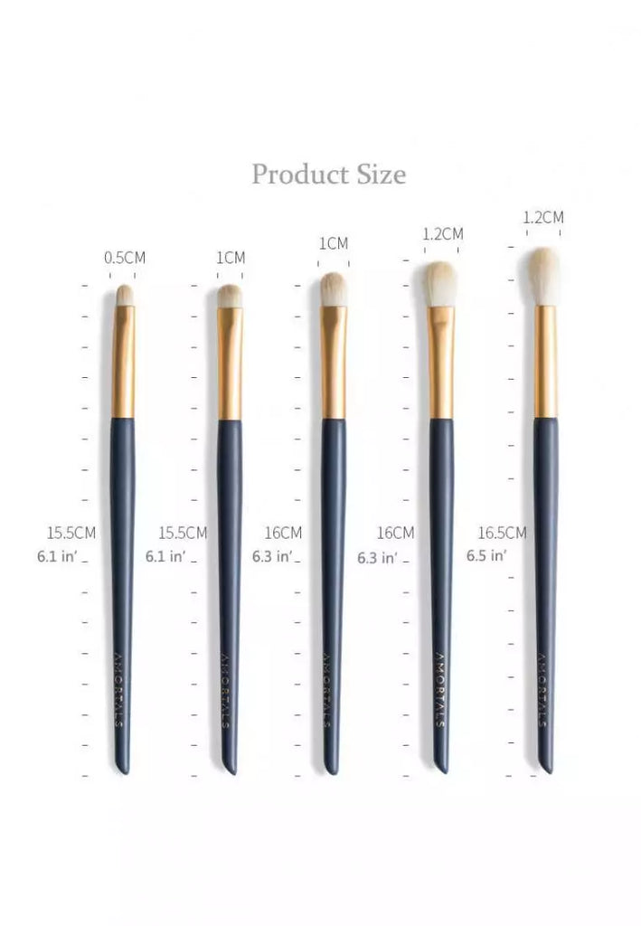 AMORTALS Eye Makeup Brush Set 5Pcs