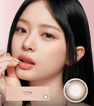 OLENS 日常隐形眼镜 #Vivi 环棕色 20 片