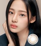 OLENS 1 个月隐形眼镜 #Real Ring 棕色