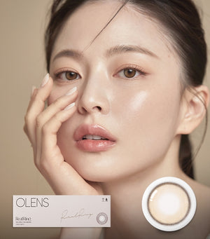 OLENS 日常隐形眼镜 #Real Ring 棕色 20 片