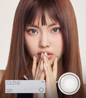 OLENS 日用隐形眼镜 #Real Ring 灰色 20 片