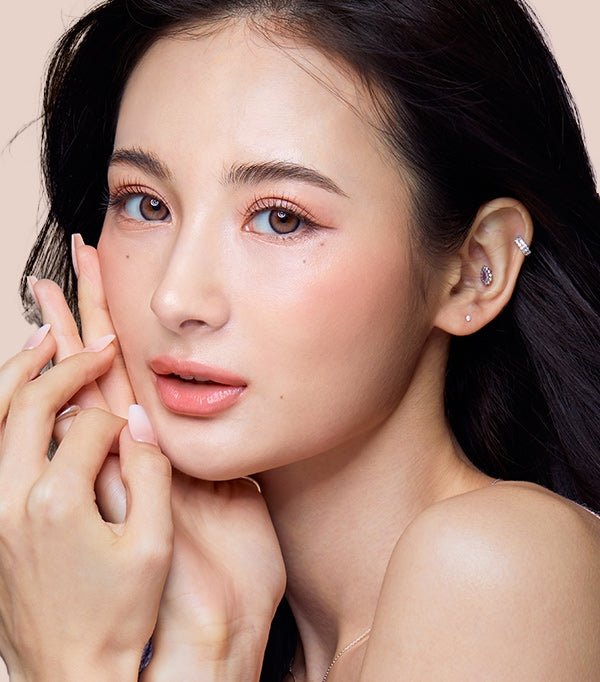 OLENS 1 个月隐形眼镜 #ViVi 环粉色 1 盒/2 片