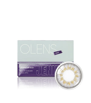 OLENS One Month Contact Lenses #Jennifer 3con Gray 2pcs