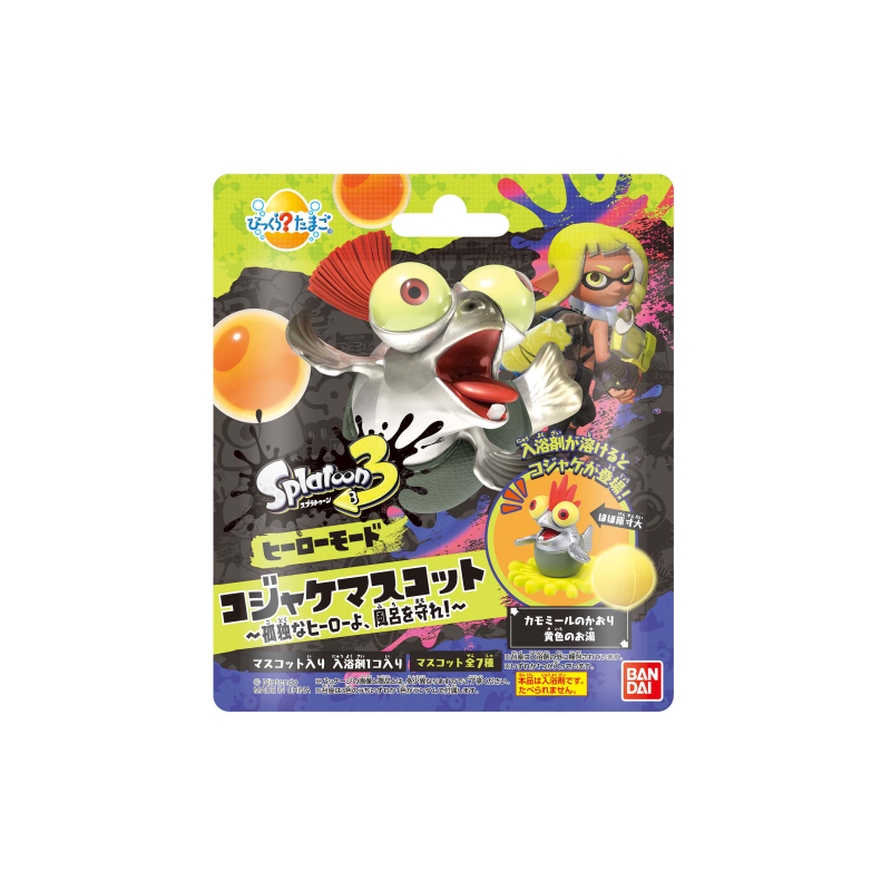 BANDAI Splatoon 3 Hero Mode Smallfry Mascot Bikkura Tamago 1pc