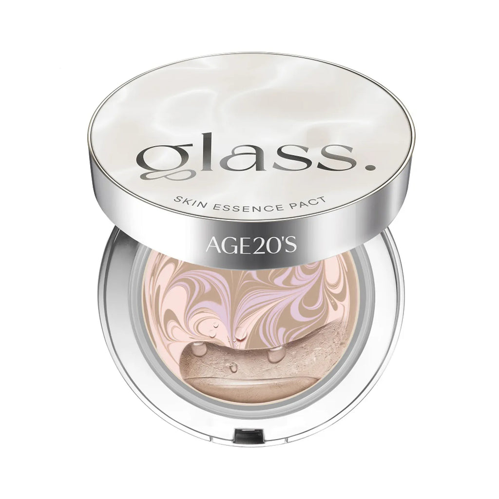 AGE20's Glow Glass Essence Cover Pact SPF50+ / PA++++ #GLOW 21 12.5g (Original + Refill)