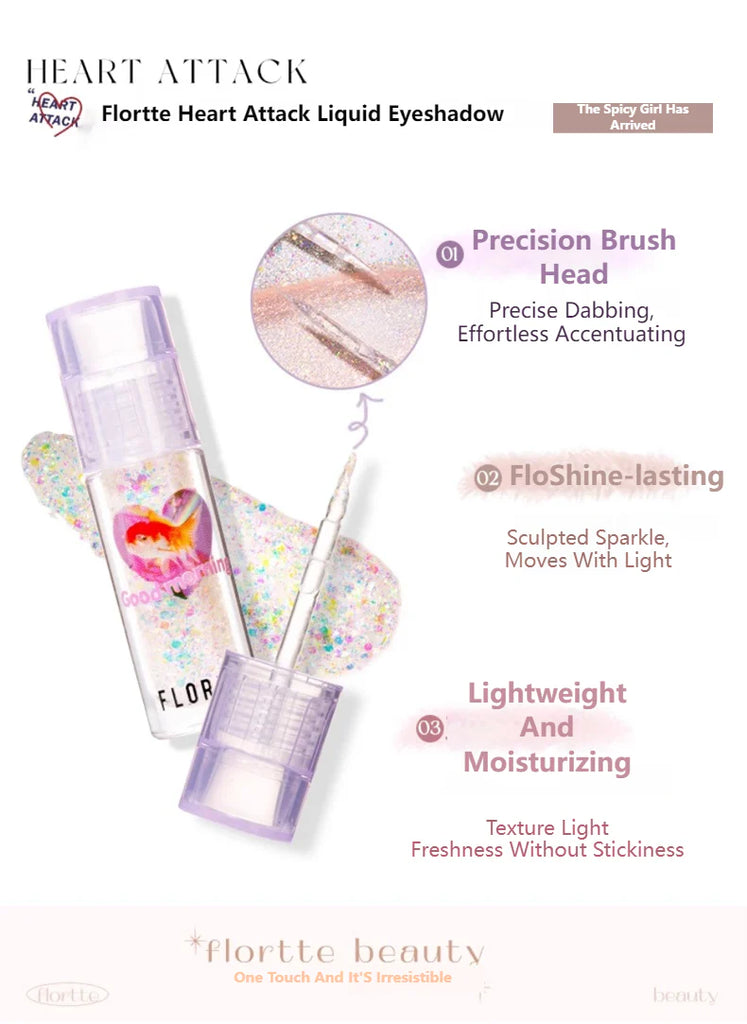 FLORTTE Heart Attack Liquid Eyeshadow 1.5g