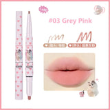 FLORTTE  2 In 1 Matte Lip Liner 03 Ash Purple