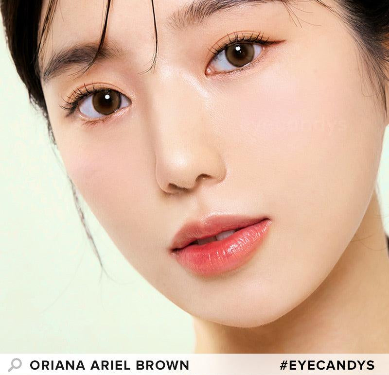 I-SHA 1 Day Contact Lenses  #Oriana Ariel Brown 10Pcs