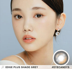 I-SHA 1 Day Contact Lenses #Oriana Edge Plus Shade Gray 10Pcs