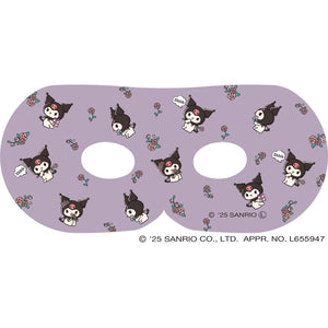 KOYODO x SANRIO Collab Steam Eye Mask Kuromi 3 Pcs