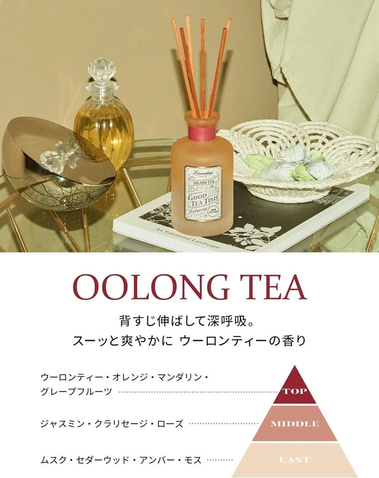 LAUNDRIN Good Tea Time Room Diffuser Oolong Tea Scent 100 Ml