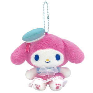SANRIO My Melody Plush Toy Sherbet Marine Keychain 1PC