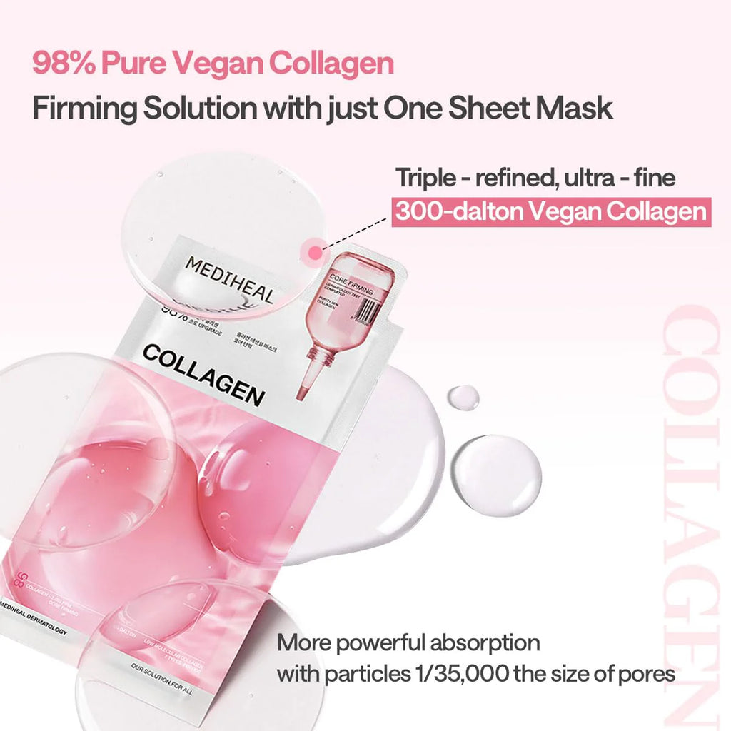 MEDIHEAL Collagen Essential Mask 10pcs