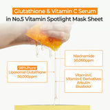 NUMBUZIN No.5 Vitamin Spotlight Sheet Mask 4pcs