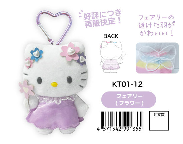 SANRIO NIC Floral Hello Kitty Heart Charm 1Pc