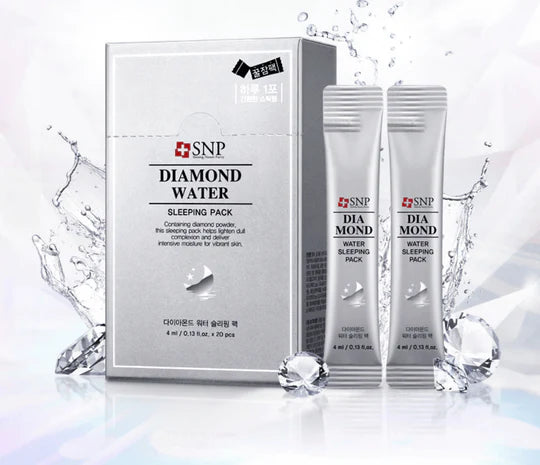 SNP Diamond Hyaluronic Acid Water Sleeping Pack 4ml x 20
