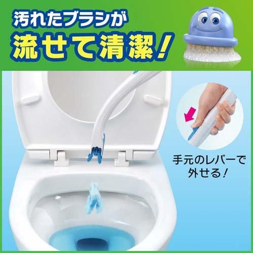 SC JOHNSON Scrubbing Bubbles Flushable Toilet Brush Floral Soap Scent Refill 24 Pieces