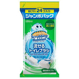 SC JOHNSON Scrubbing Bubbles Flushable Toilet Brush Floral Soap Scent Refill 24 Pieces