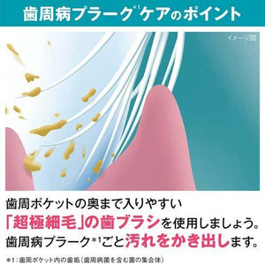 LION Dent Health 温和护理按摩牙刷软 1 件